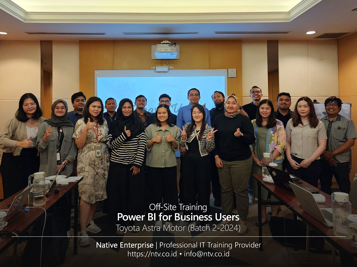 Power BI for Business Users Off-Site Training bersama Toyota Astra Motor (Batch 2-2024)