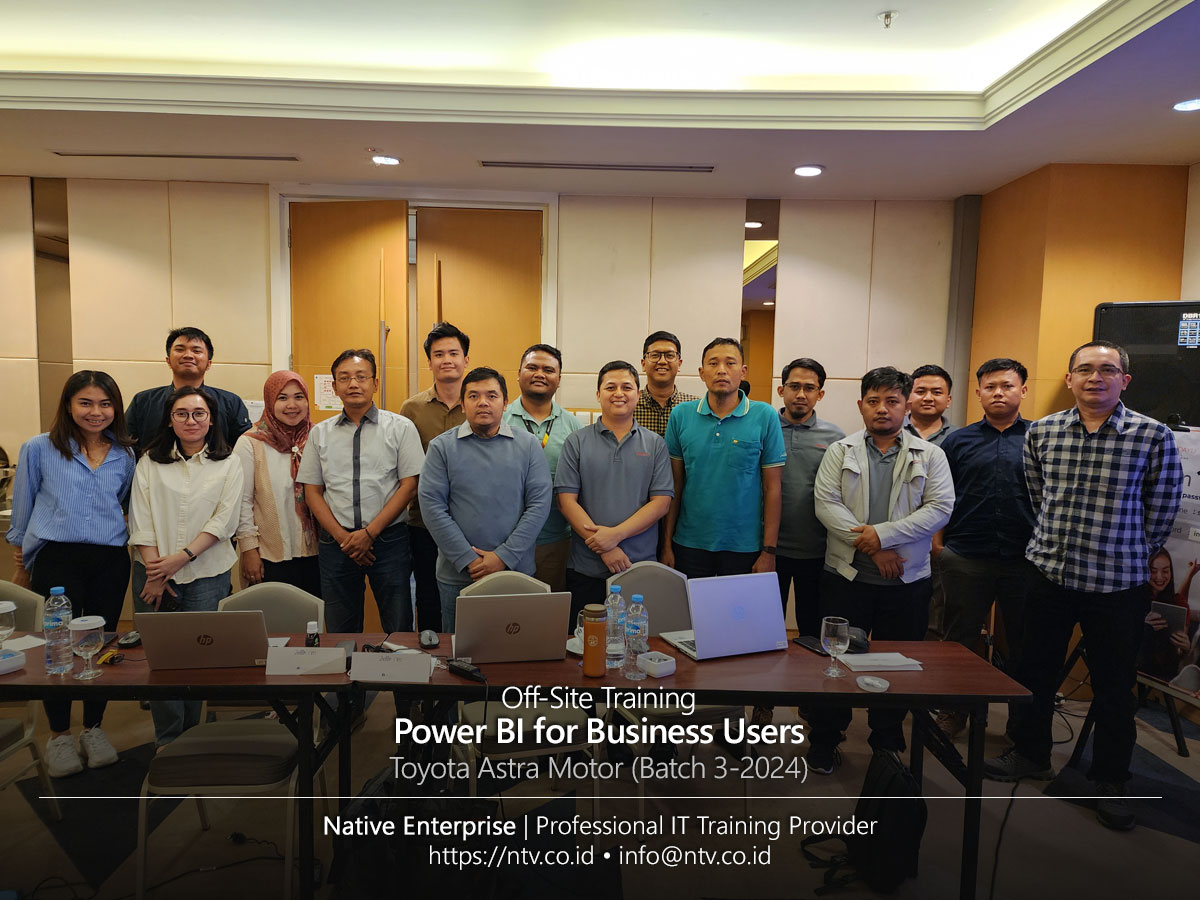 Power BI for Business Users Off-Site Training bersama Toyota Astra Motor (Batch 3-2024)