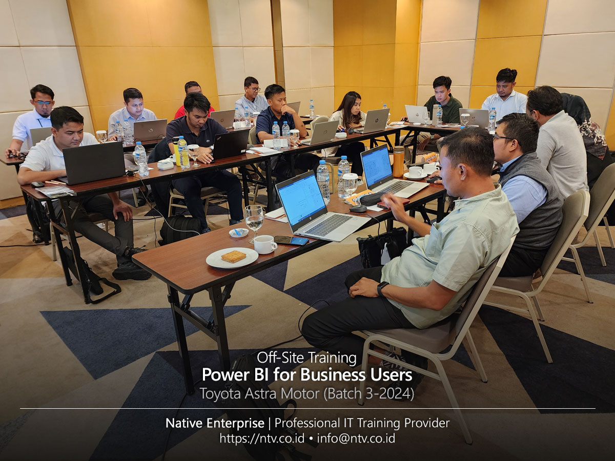 Power BI for Business Users Off-Site Training bersama Toyota Astra Motor (Batch 3-2024)